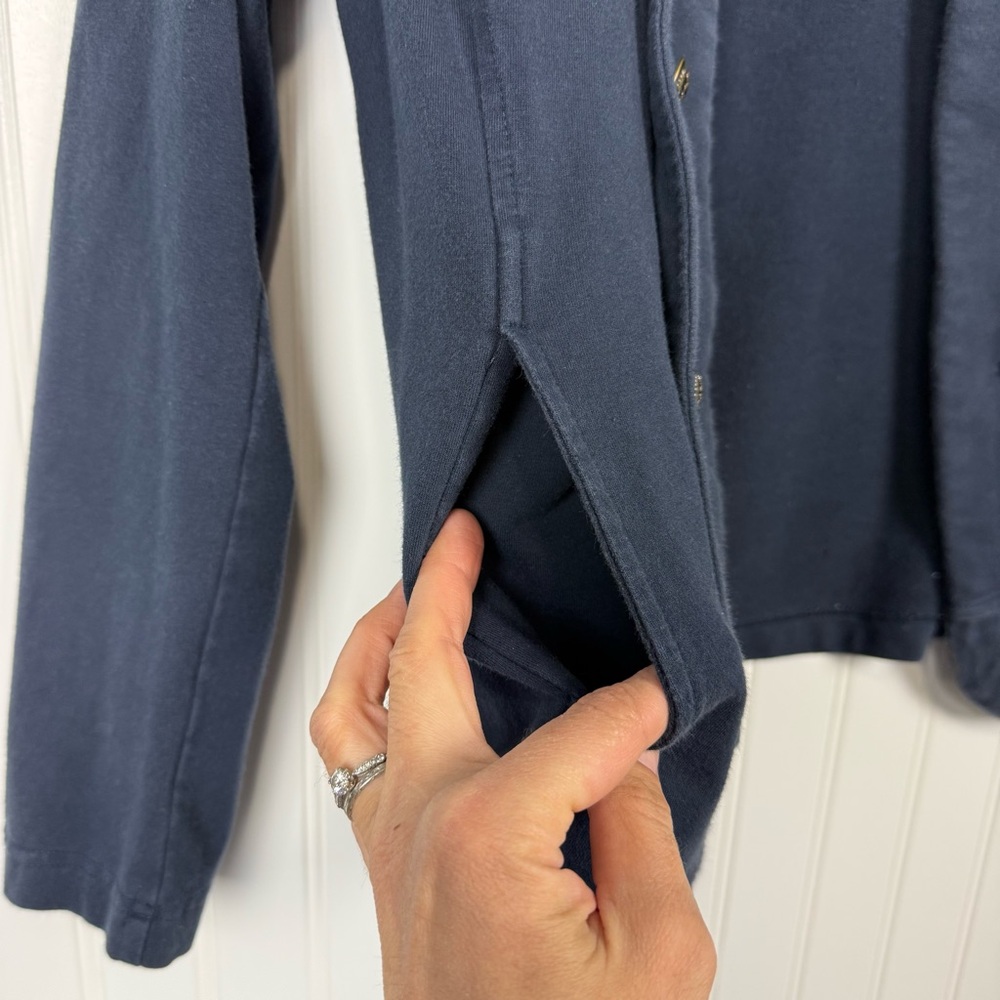 Tommy Hilfiger Navy Military Band Jacket Button Detail Blazer Size M - Picture 8 of 10